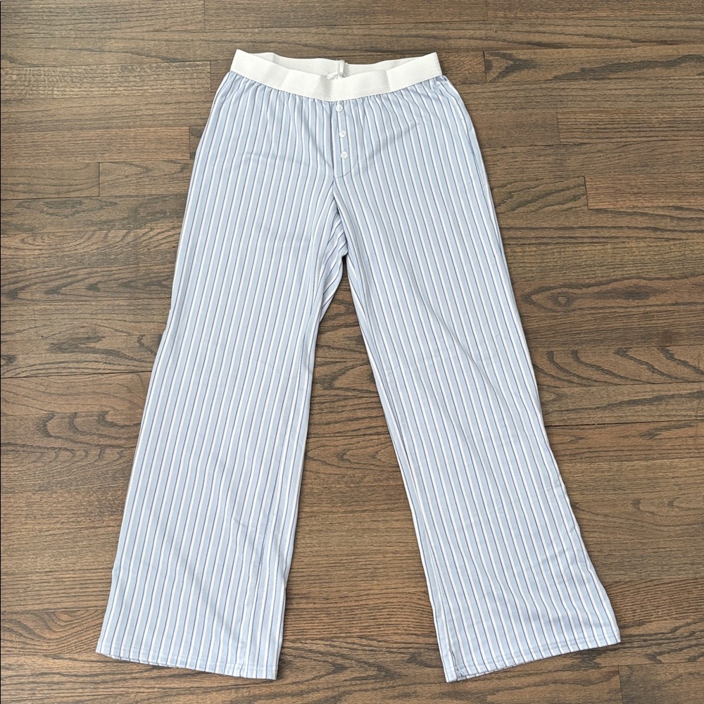Striped Blue Pajama/Lounge Pants